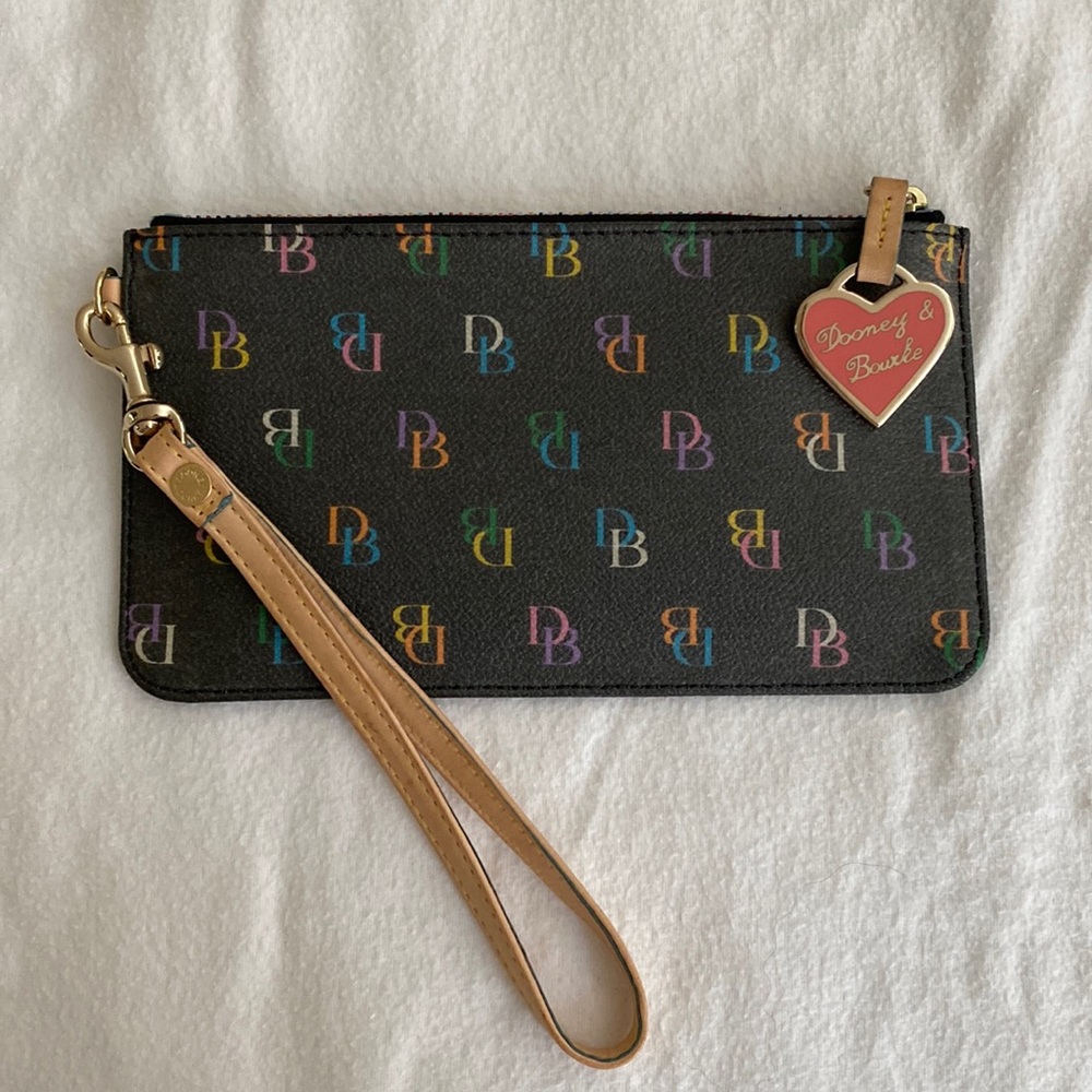 Vintage Monogrammed Dooney & Bourke Wristlet